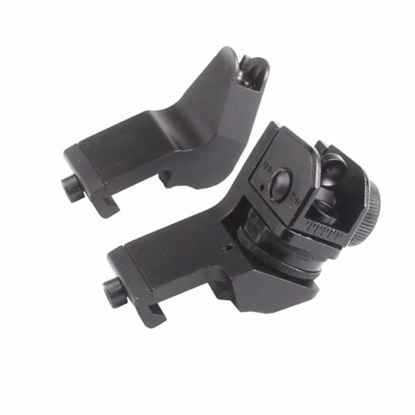 MAGORUI Front and Rear 45 Degree Offset Rapid Transition BUIS Backup Iron Sight