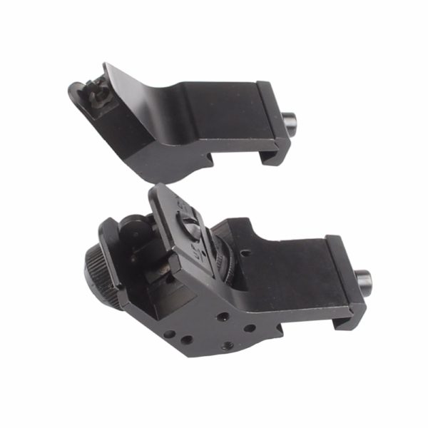 MAGORUI Front and Rear 45 Degree Offset Rapid Transition BUIS Backup Iron Sight