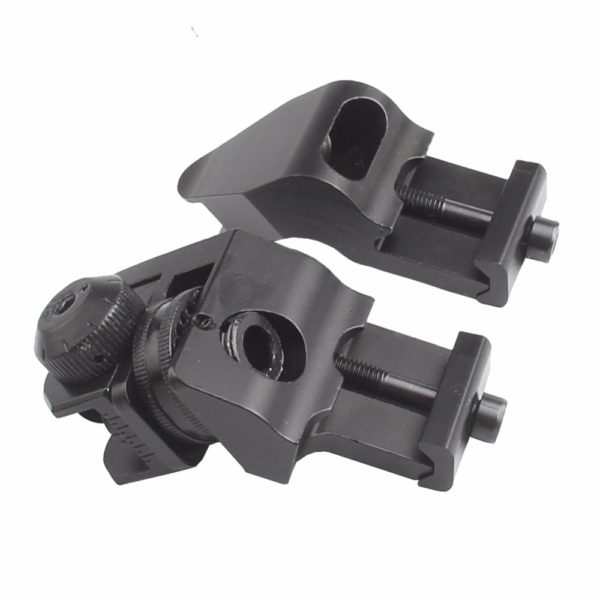 MAGORUI Front and Rear 45 Degree Offset Rapid Transition BUIS Backup Iron Sight