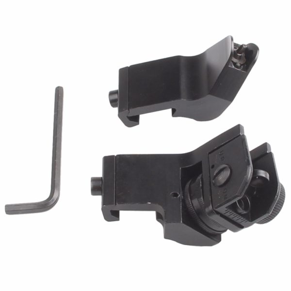 MAGORUI Front and Rear 45 Degree Offset Rapid Transition BUIS Backup Iron Sight