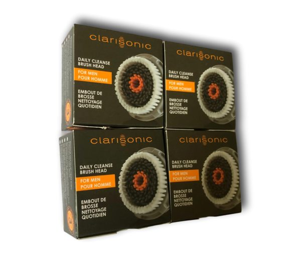Clarisonic 4 Pk For Men Pore Homme Face Cleanser System Replacement Brush heads