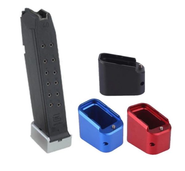 Tactical Magazines Base Pad For Glock 12 22 34 Extension With + Spring