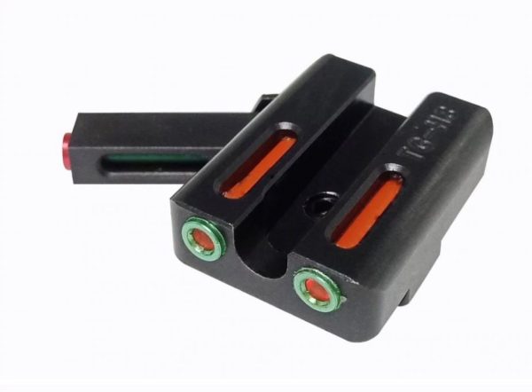 Tactical Fiber Optic Front and Rear red/green dot sights for Glock