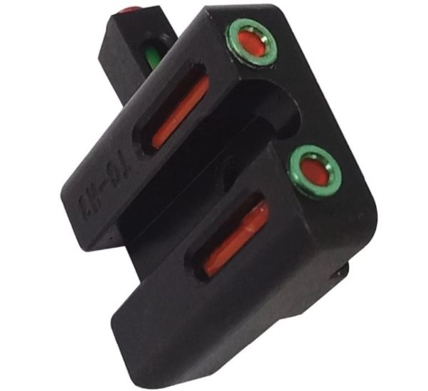 Tactical Fiber Optic Front and Rear red/green dot sights for Glock