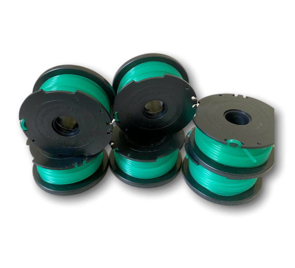 Huayan 6 Pack Weed Eater Replacement Spools for Black and Decker GH3000 GH3000R LST540 LST540B String Trimmer Spool SF-080 SF-080-BKP with 20ft 0.080" Trimmer line