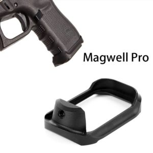 Black Magorui Glock PRO Plus Magwell for Glock 17 22 24 31 34 35 37 Gen 3-4