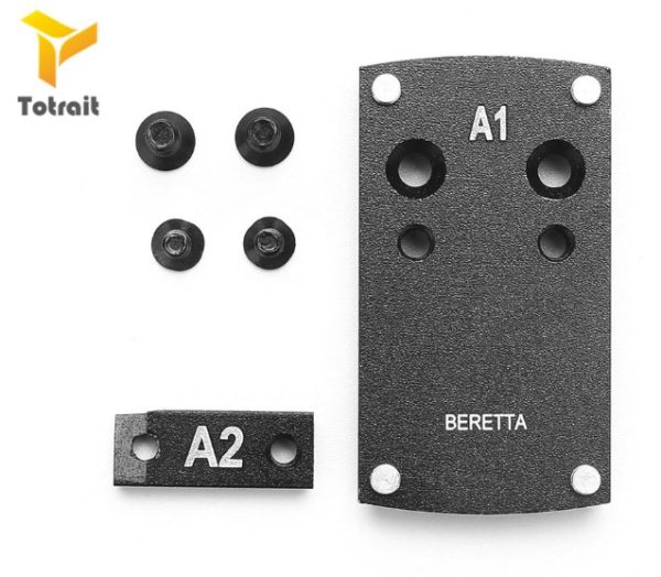 Optics Berreta 92 Colt 1911 Sig Sauer P226 Glock Mirco Red Dot Sight Plates