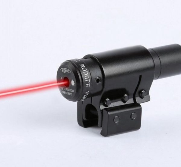 Tactical Red Laser Dot Sight For 20mm Rail Mount For Hunting Scope