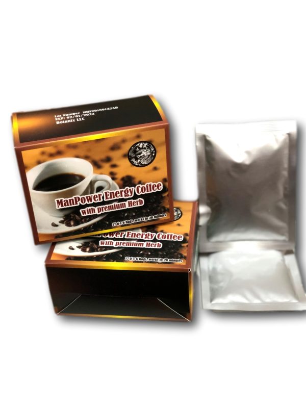 Black Original White Dragon ManPower Energy Instant Coffee