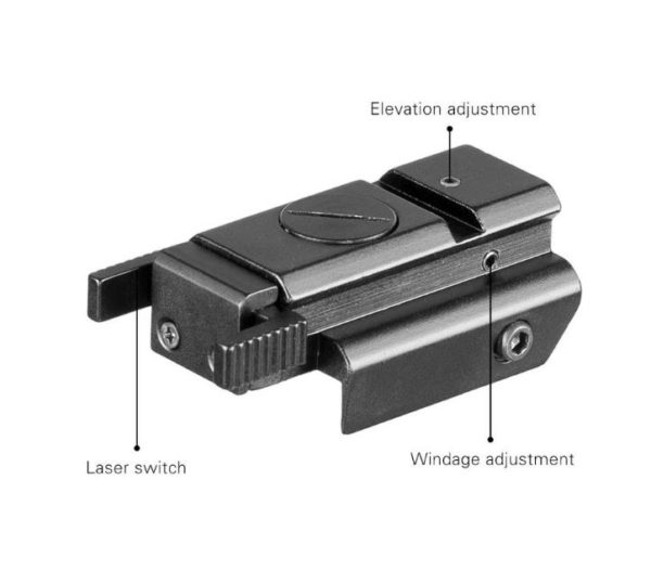 20mm Red Dot Laser Sight Picatinny Weaver Rail For Pistol Glock