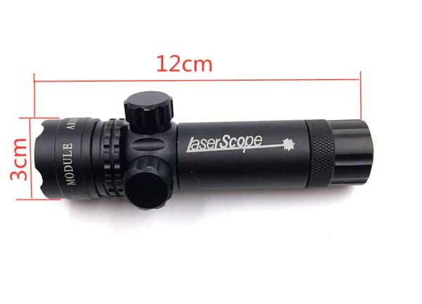 Adjustable Red/Green Laser 25.4/30mm Ring 20mm Rail Laser Sight For Hunting