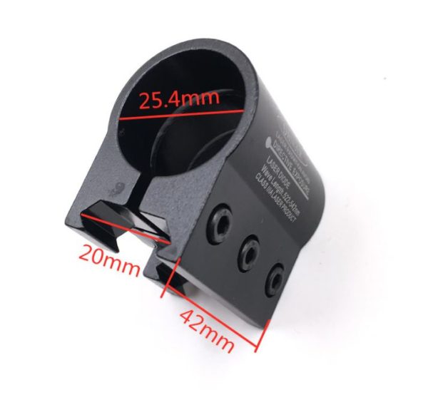 Adjustable Red/Green Laser 25.4/30mm Ring 20mm Rail Laser Sight For Hunting