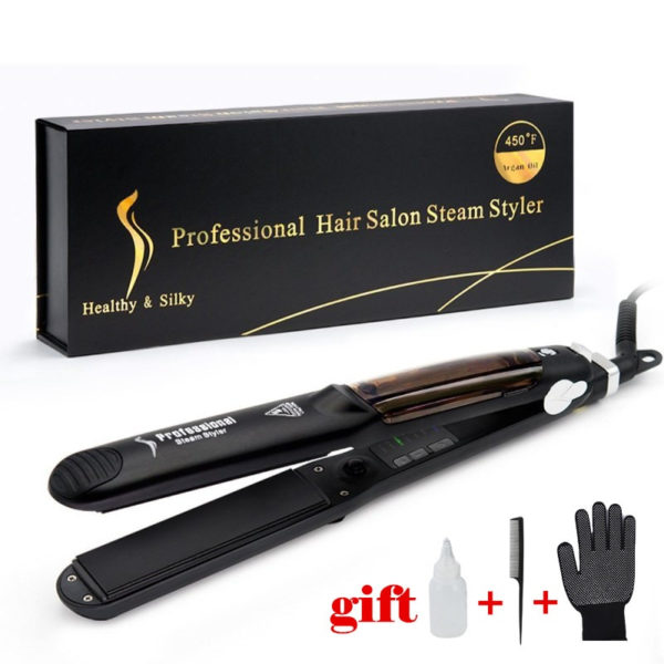 Ceramic Hair Straightening Iron with Argan Oil Infusion - Image 3