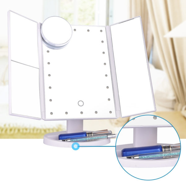 Fragmented Magnifying LED Makeup Mirror - Image 4