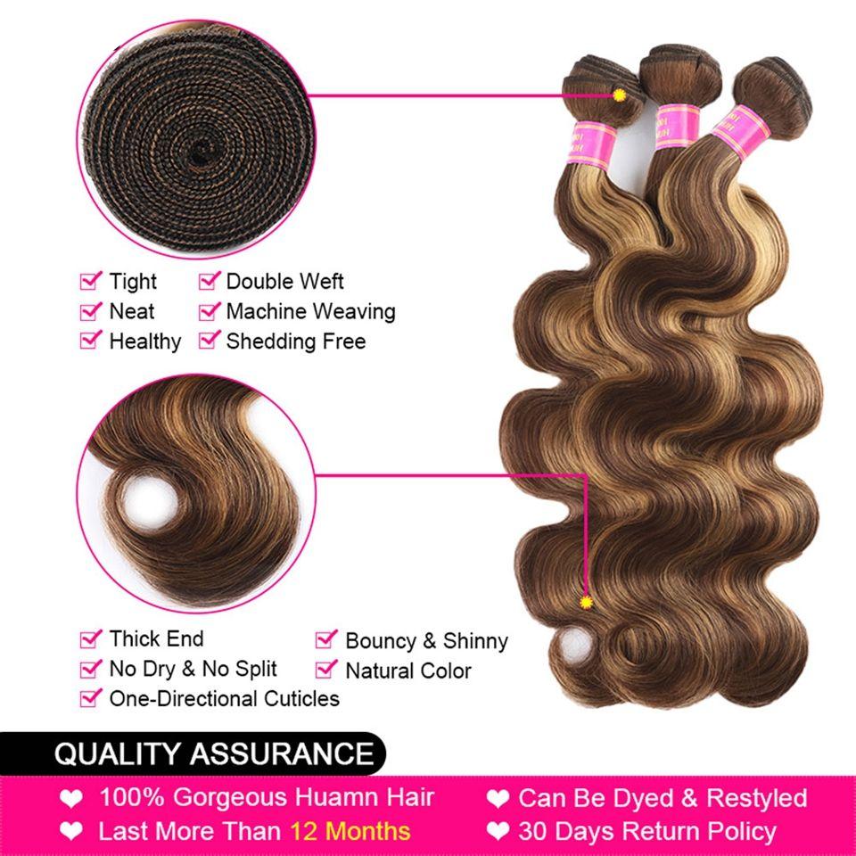 Wayfairmarket 10214-pfqiga Ombre Body Wave Bundles with Closure  