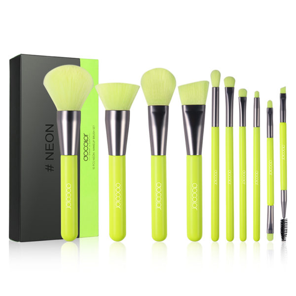 Professional Makeup Brushes 10 pcs Set - Image 3