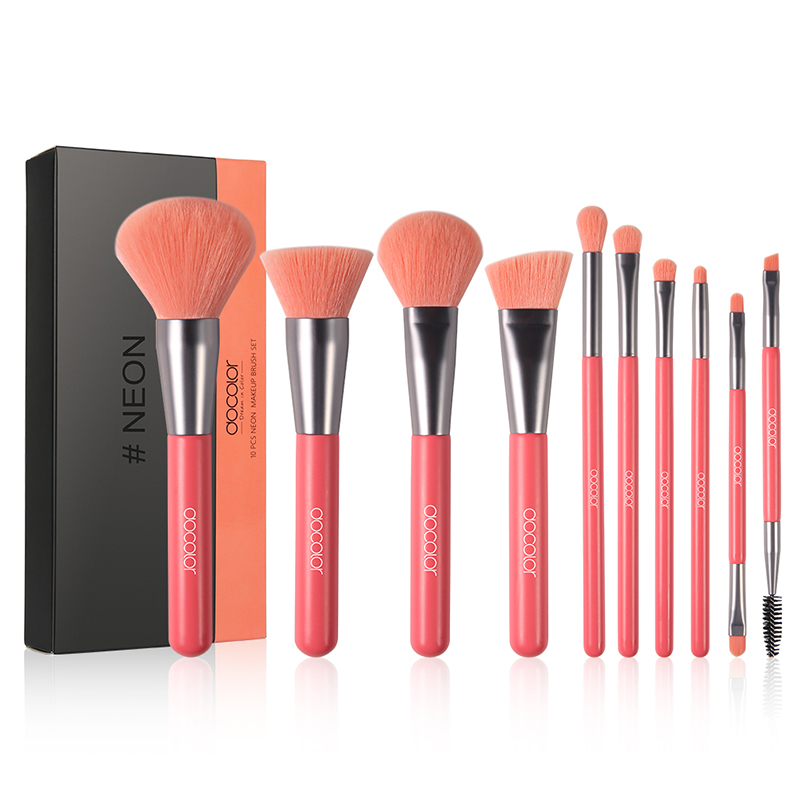 Wayfairmarket 10697-943cq1 Professional Makeup Brushes 10 pcs Set  