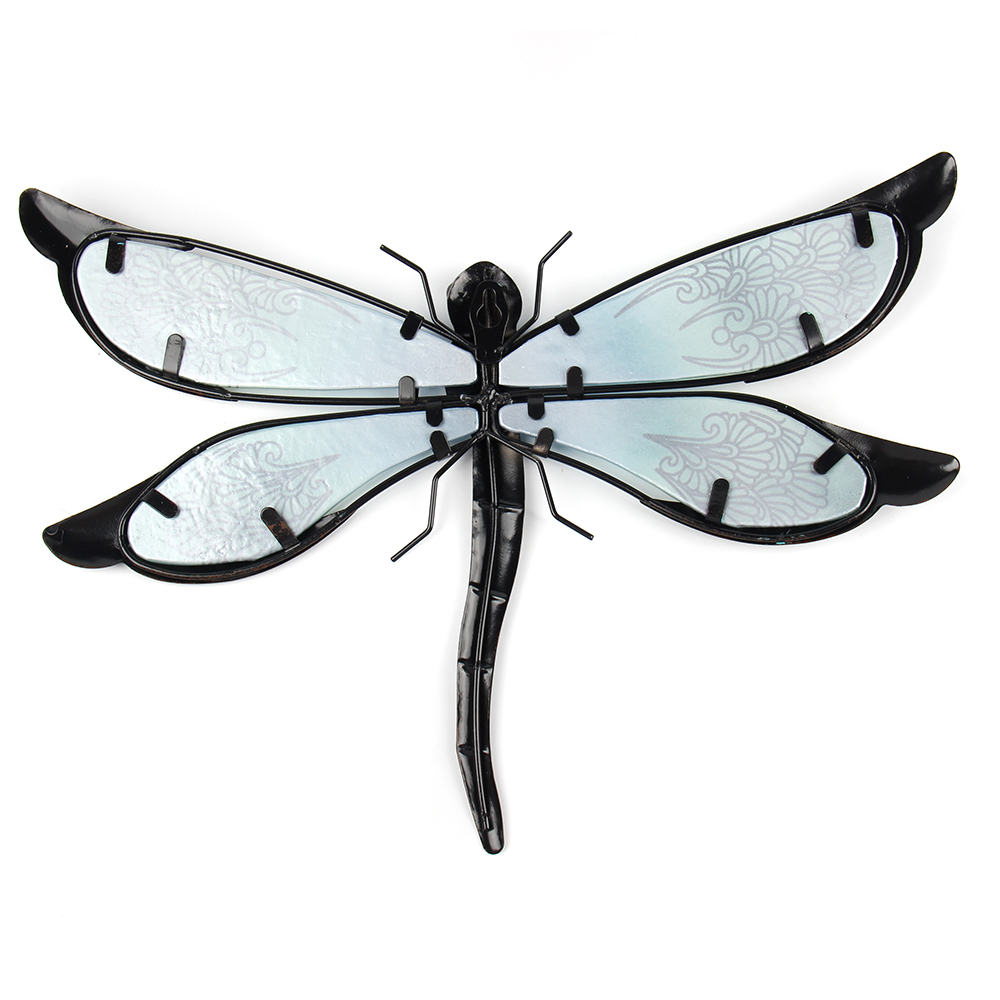 Wayfairmarket 10927-v1ic7y Metal Dragonfly Sculpture for Garden  