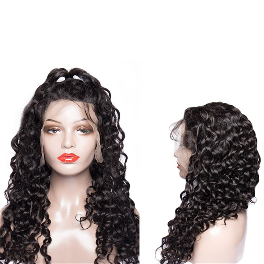 Wayfairmarket 10929-rdkblv Malaysian Water Wave Human Hair Wigs  