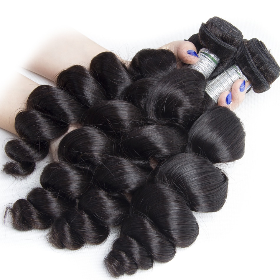 Wayfairmarket 11104-2eiaam Loose Deep Wave Peruvian Hair Bundles  