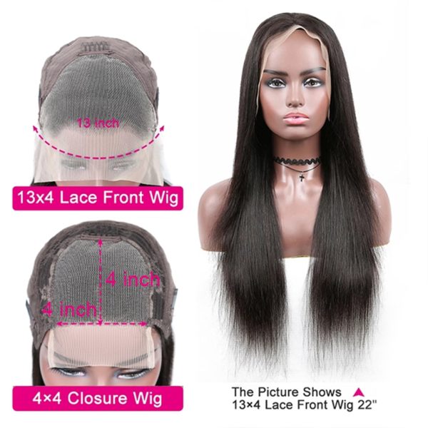 Straight Lace Front Human Hair Wig - Image 5