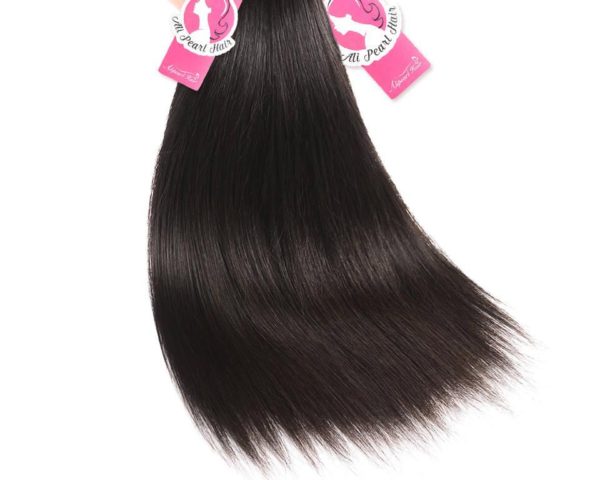 Straight Human Hair Weave Bundle - Image 4