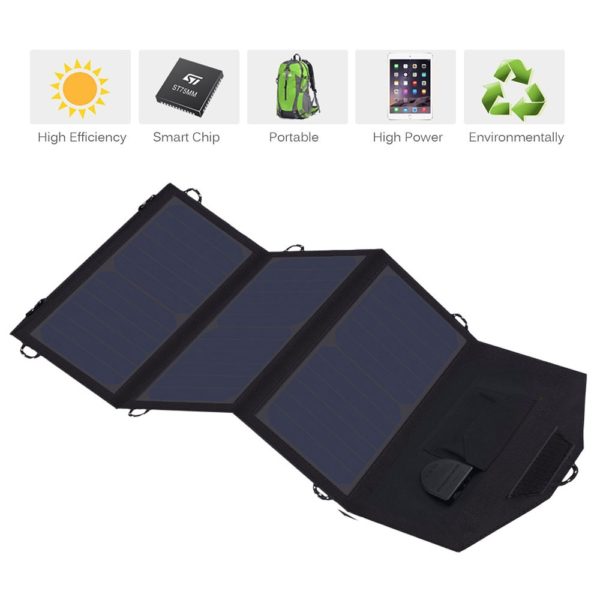 21W Waterproof Solar Charger Panel