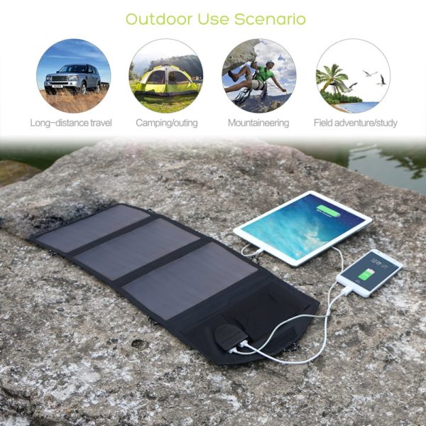 21W Waterproof Solar Charger Panel