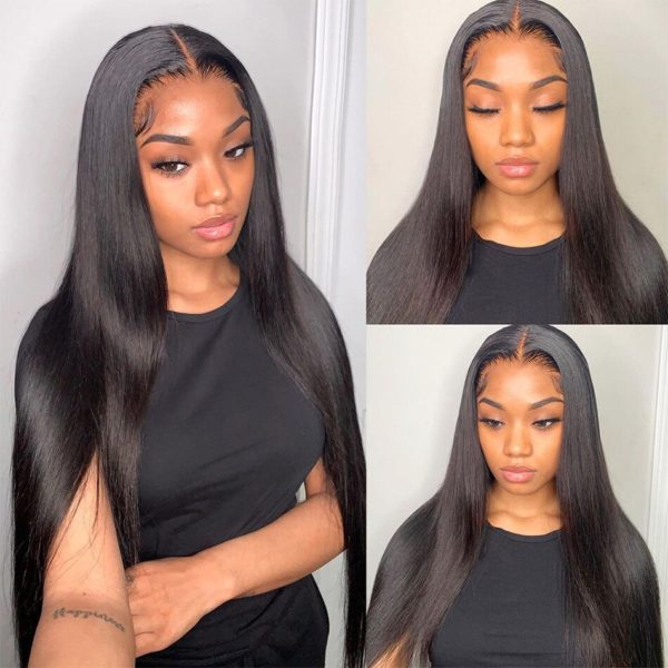 Straight Human Hair Lace Wig