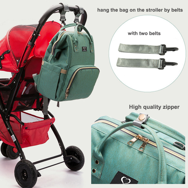 Wayfairmarket 12839-zshm3k Large Capacity Waterproof Baby Diaper Bag  
