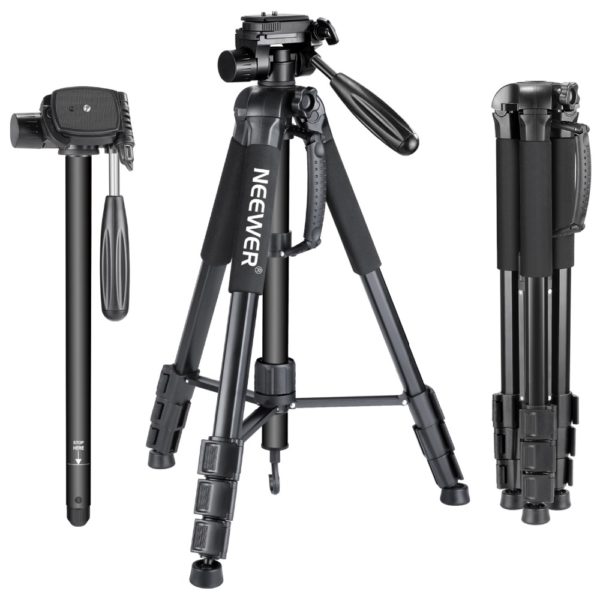 Aluminum 2-in-1 Camera Tripod