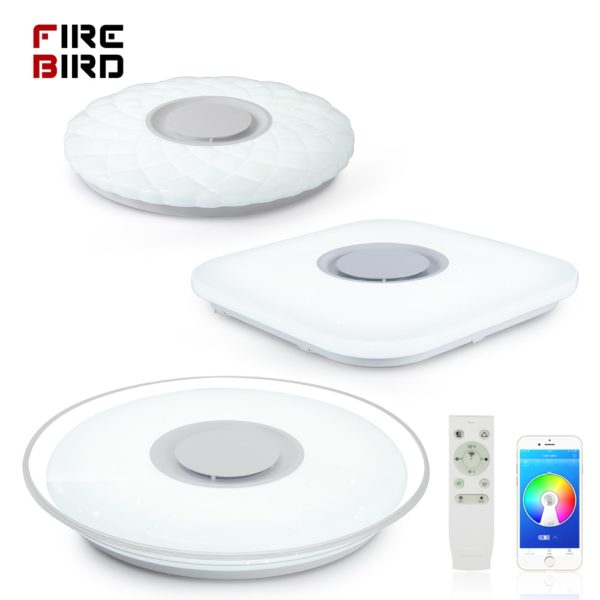 Modern LED Ceiling Light Lamp with RGB Remote Control