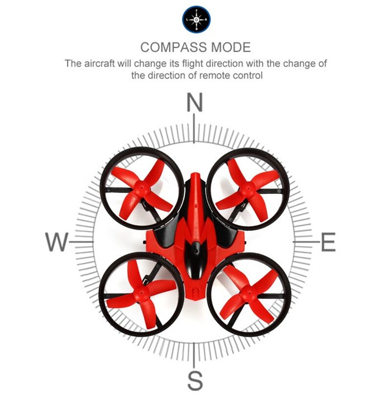 Wayfairmarket 13598-tdmrls Mini Headless 6-Axis RC Quadrocopter  