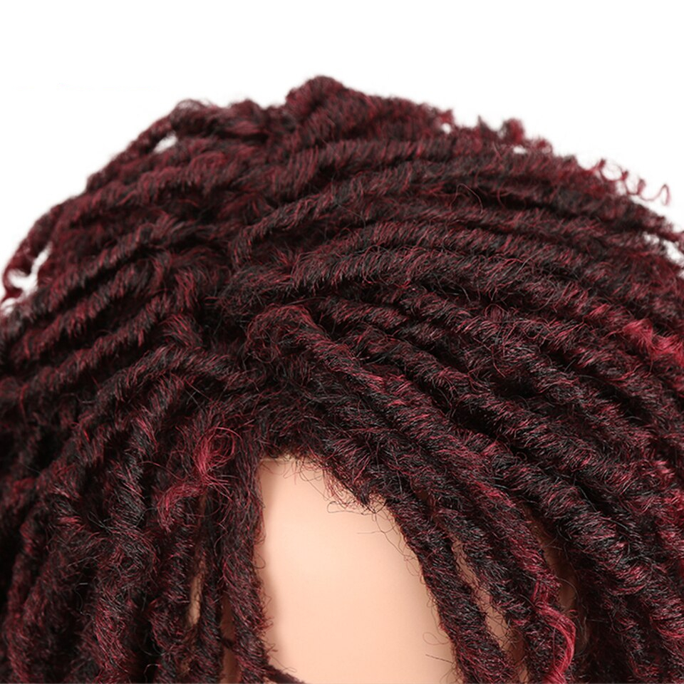 Wayfairmarket 13647-hfzx37 Ombre Short Kinky Curly Crochet Synthetic Hair Wig  