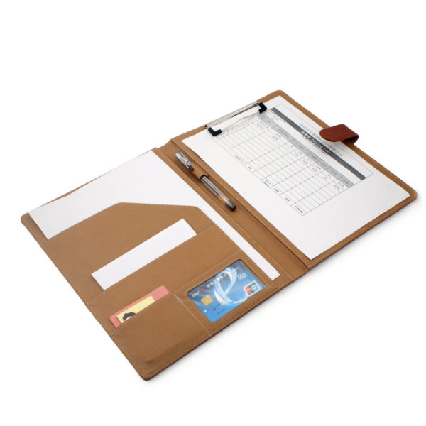 Multifunction Leather Clipboard Portfolio