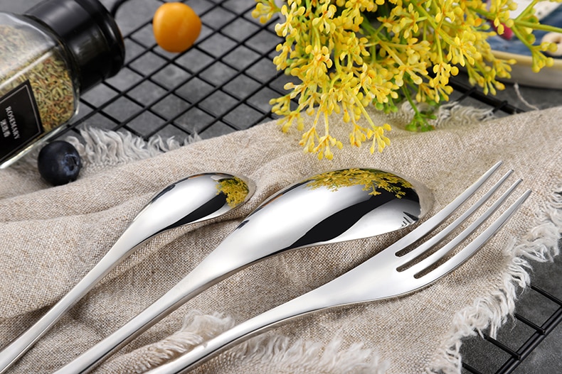 Wayfairmarket 13812-6z62de Stainless Steel Cutlery Set, 24 Pcs  