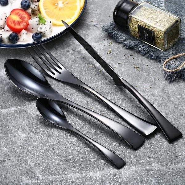 Stainless Steel Cutlery Set, 24 Pcs