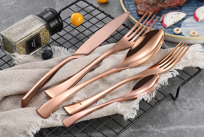 Wayfairmarket 13812-fqxl1w Stainless Steel Cutlery Set, 24 Pcs  