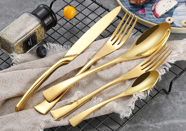 Wayfairmarket 13812-wpqbnu Stainless Steel Cutlery Set, 24 Pcs  