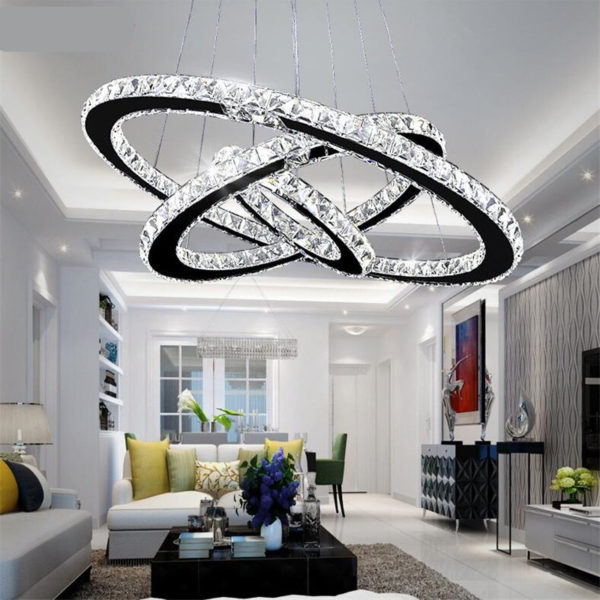 Crystal LED Chandelier for Living Room