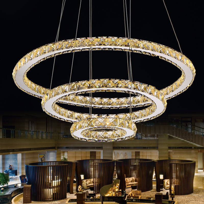 Wayfairmarket 14002-u9bh7b Crystal LED Chandelier for Living Room  