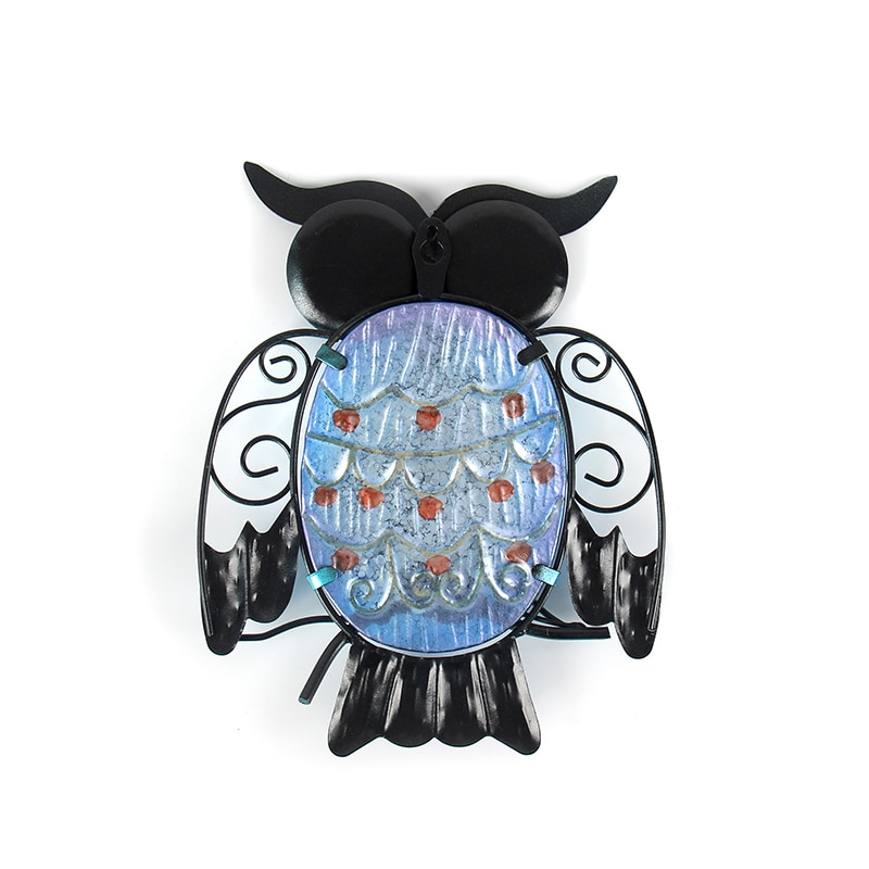 Wayfairmarket 14247-d6q7qr Metal Owl Shaped Statue  