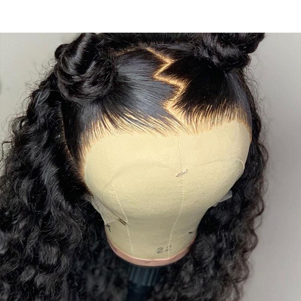 Wayfairmarket 1953-plnlxb Deep Wave Human Hair Wig  