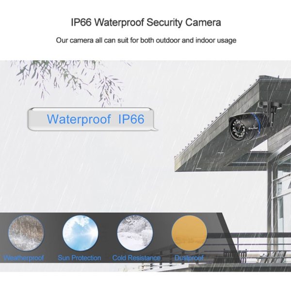 Wireless Outdoor IP Camera with IR Night Vision