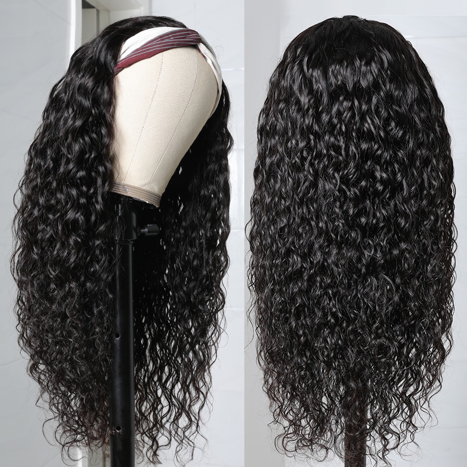 Wayfairmarket 2619-08bgkb 100% Human Hair Grip Headband Wig  