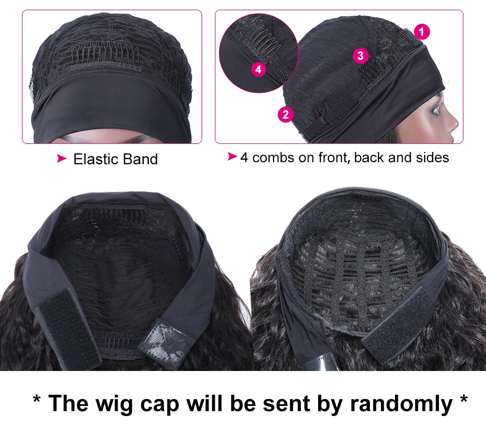 Wayfairmarket 2619-95qu9p 100% Human Hair Grip Headband Wig  