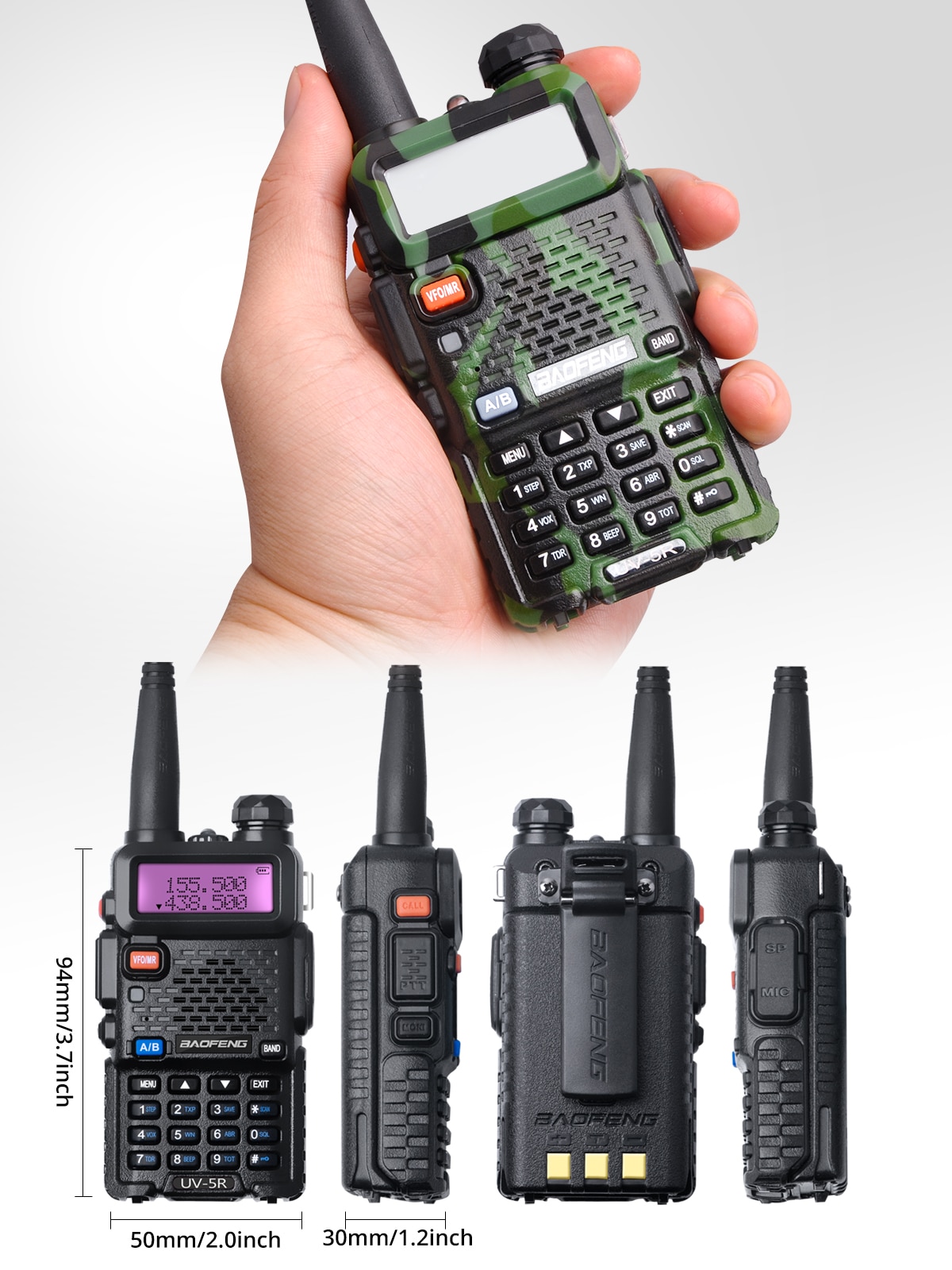 Wayfairmarket 2733-g1pceb Walkie-Talkie Professional Radio  