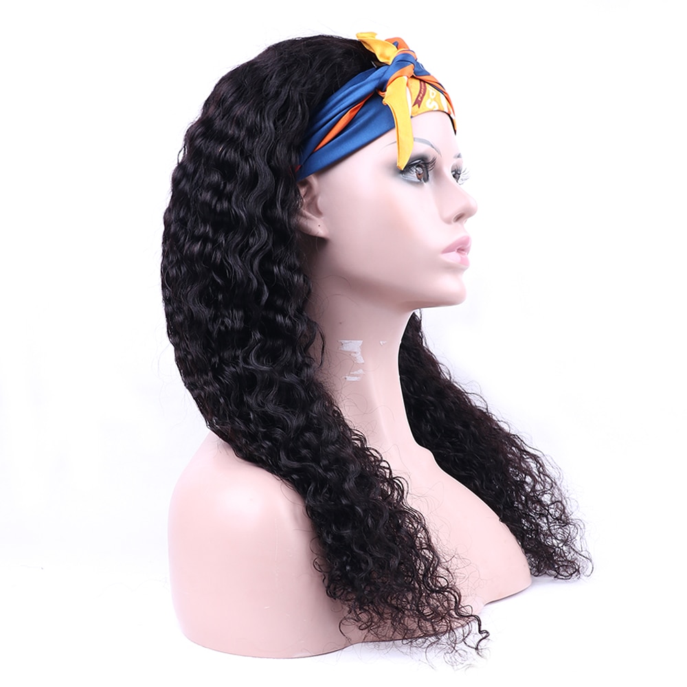 Wayfairmarket 2744-ux9lkg Deep Wave Headband Wig for Women  