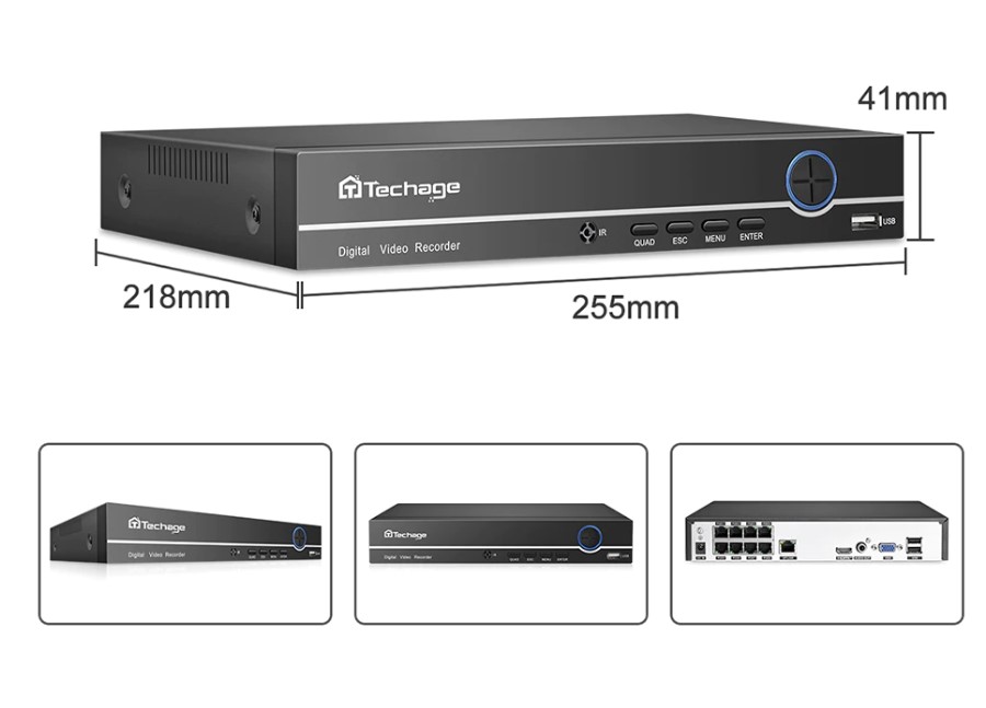 Wayfairmarket 2862-csddgz H.265 8Ch CCTV Set  