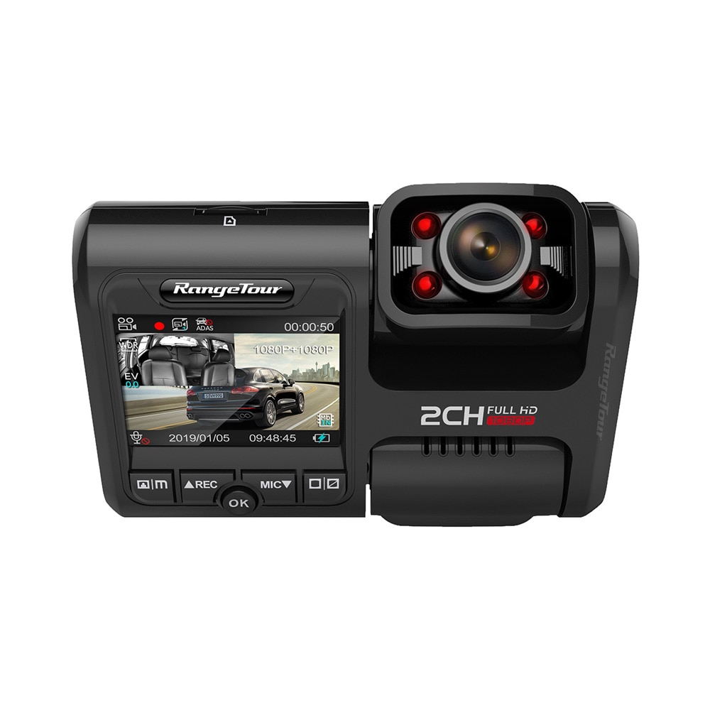 Wayfairmarket 3276-0wnewe Dual Lens Car DVR with GPS  